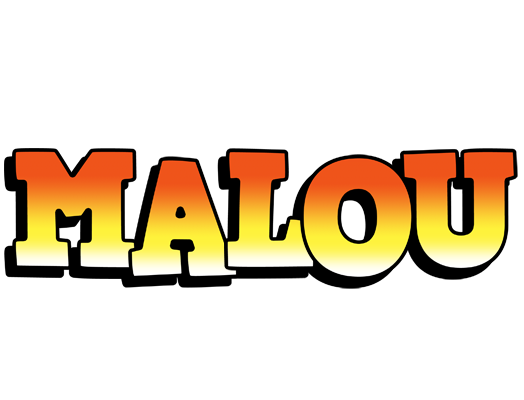 Malou sunset logo