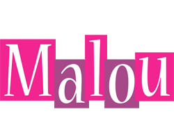 Malou whine logo