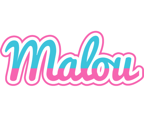 Malou woman logo