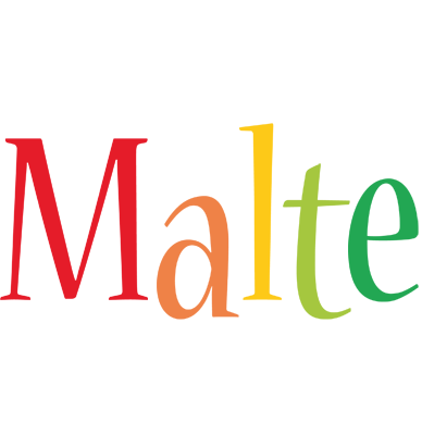 Malte birthday logo
