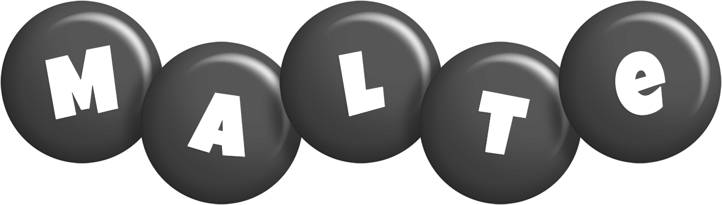 Malte candy-black logo