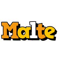 Malte cartoon logo