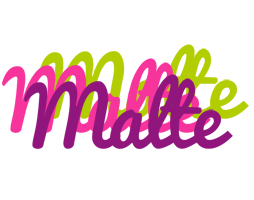 Malte flowers logo