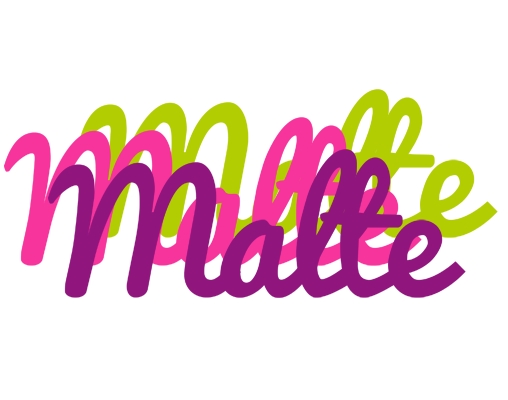Malte flowers logo