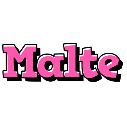 Malte girlish logo