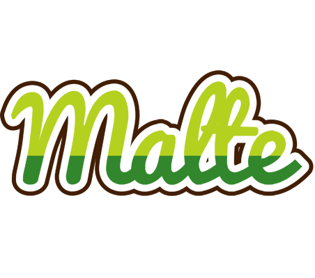 Malte golfing logo