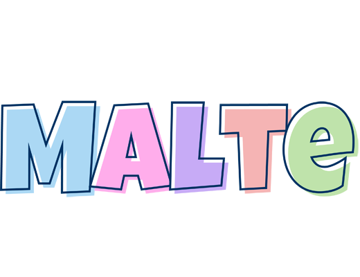 Malte pastel logo