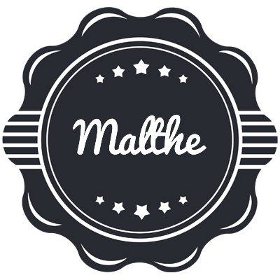 Malthe badge logo