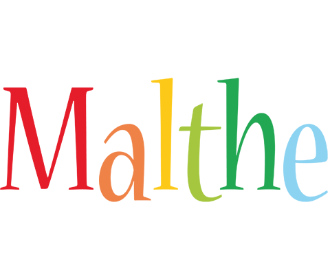 Malthe birthday logo