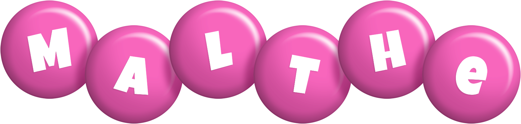 Malthe candy-pink logo