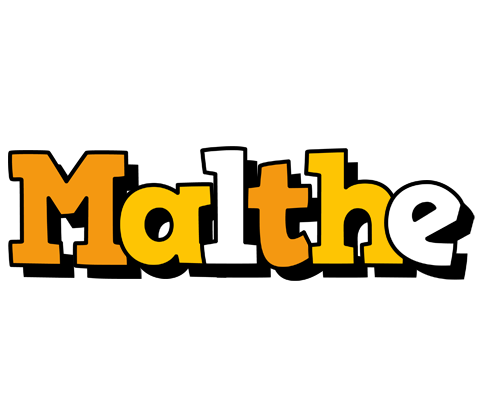 Malthe cartoon logo