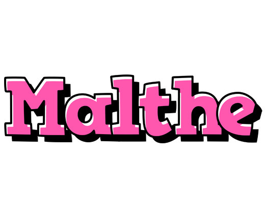 Malthe girlish logo