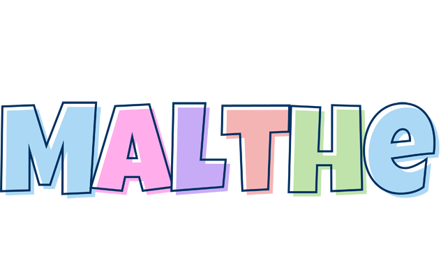 Malthe pastel logo