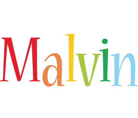 Malvin birthday logo