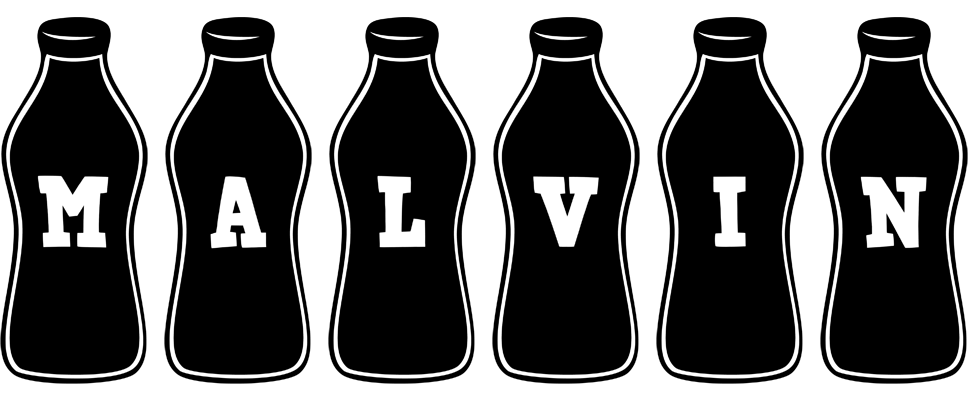 Malvin bottle logo