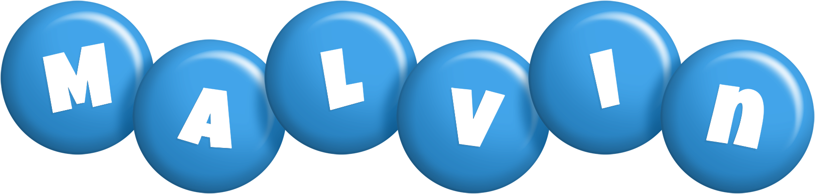 Malvin candy-blue logo