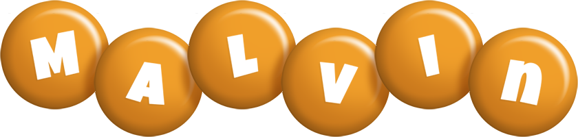 Malvin candy-orange logo