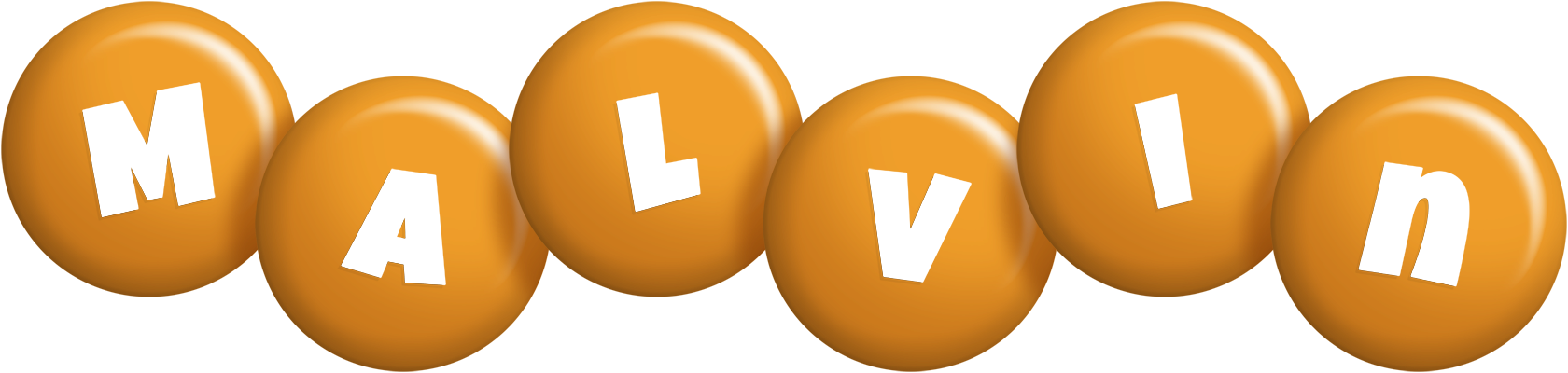 Malvin candy-orange logo