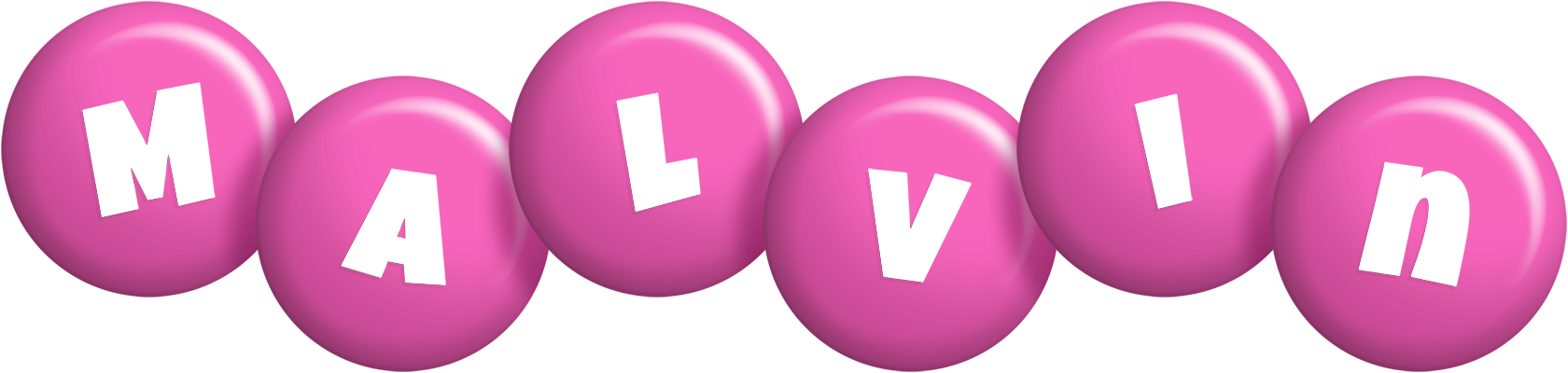 Malvin candy-pink logo