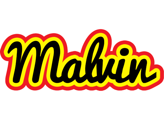 Malvin flaming logo