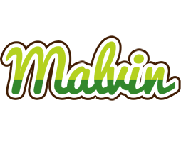 Malvin golfing logo