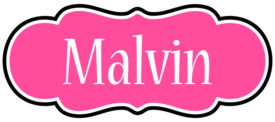 Malvin invitation logo