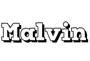 Malvin snowing logo