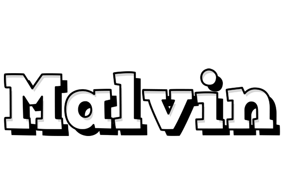 Malvin snowing logo