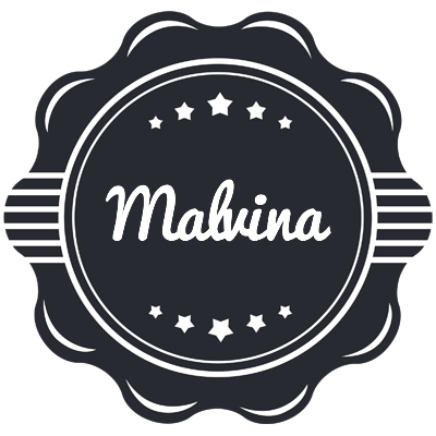 Malvina badge logo