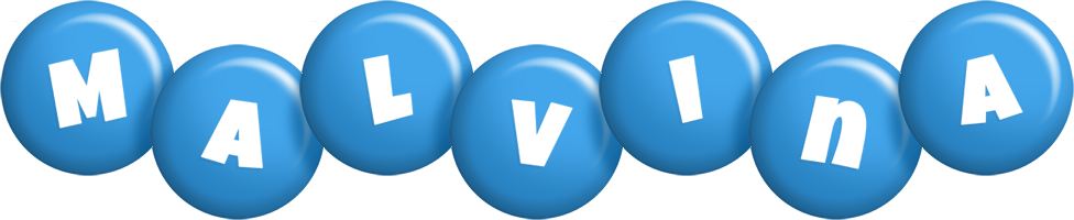 Malvina candy-blue logo