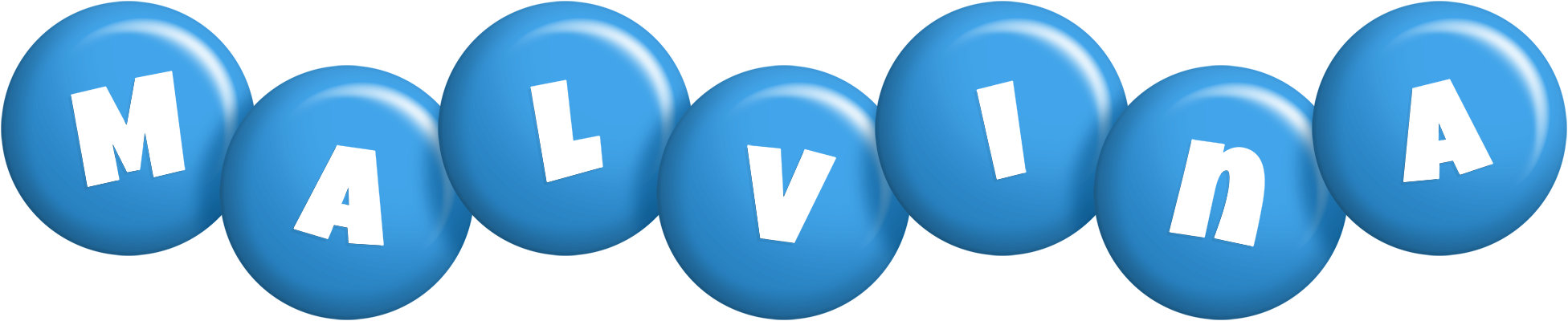 Malvina candy-blue logo