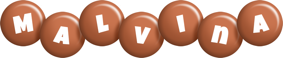 Malvina candy-brown logo