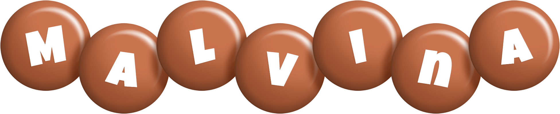 Malvina candy-brown logo