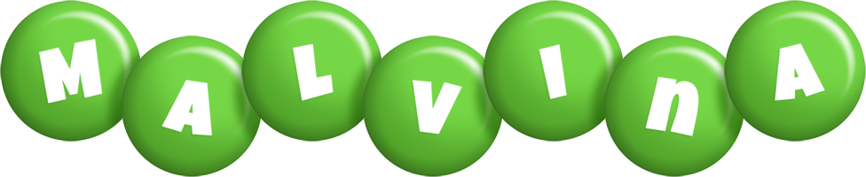 Malvina candy-green logo
