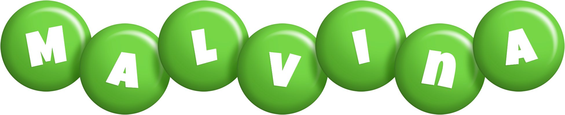 Malvina candy-green logo