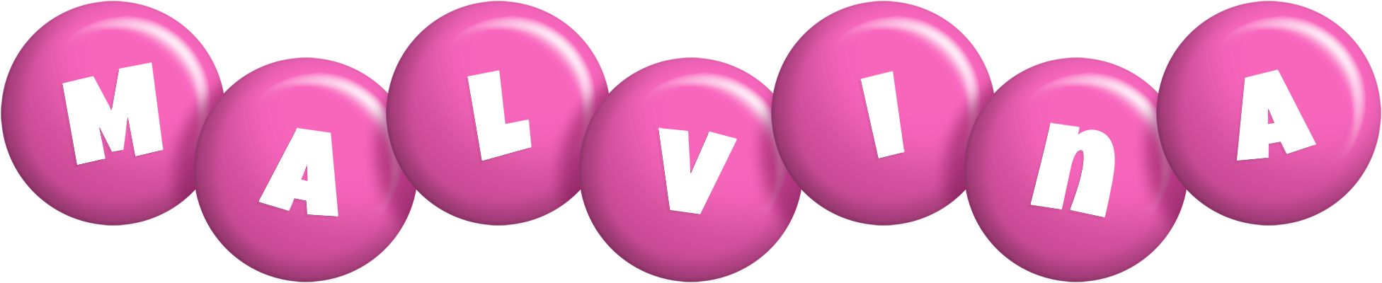 Malvina candy-pink logo