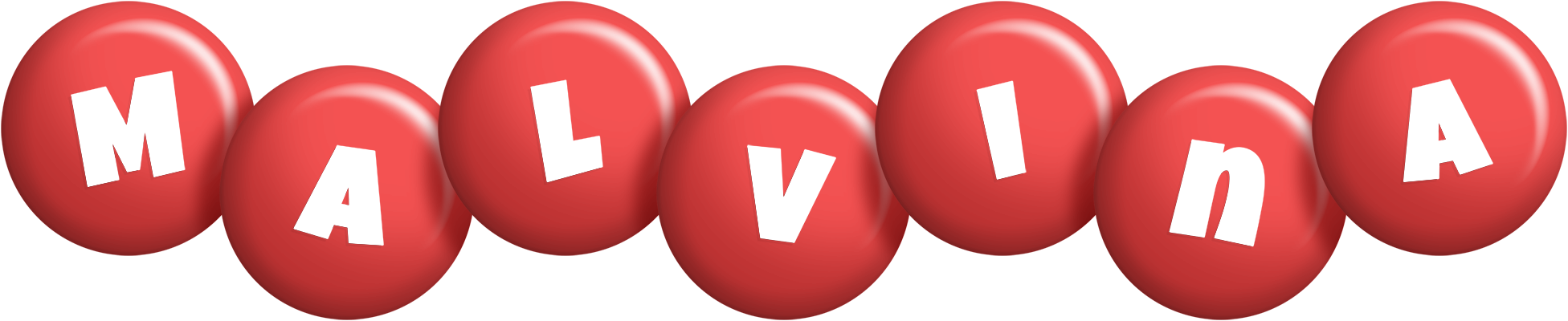Malvina candy-red logo