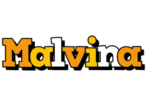 Malvina cartoon logo