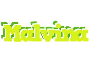 Malvina citrus logo