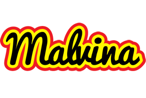 Malvina flaming logo