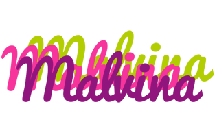 Malvina flowers logo