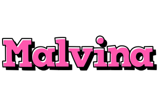 Malvina girlish logo