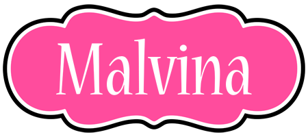 Malvina invitation logo
