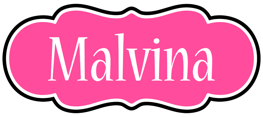 Malvina invitation logo