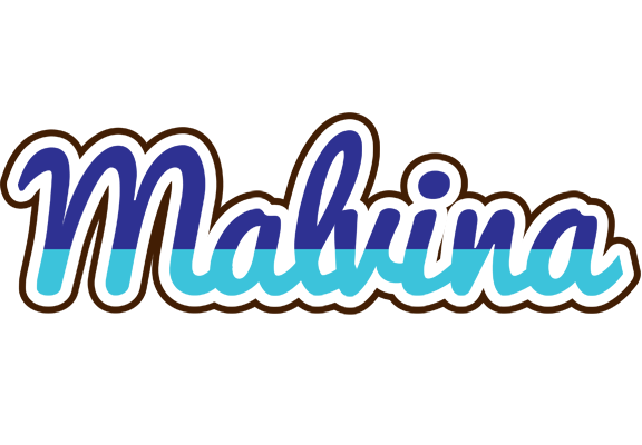 Malvina raining logo