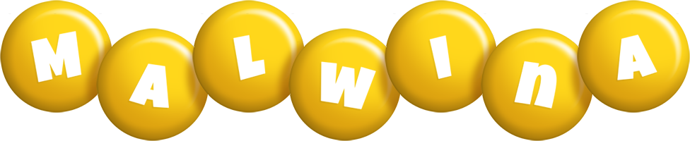 Malwina candy-yellow logo