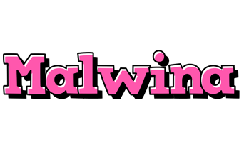 Malwina girlish logo