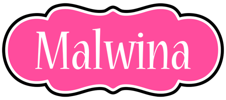 Malwina invitation logo