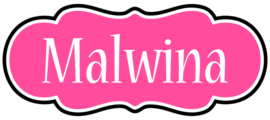Malwina invitation logo