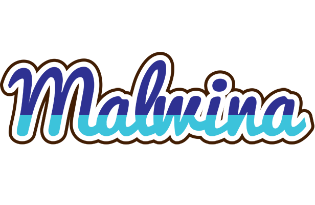Malwina raining logo